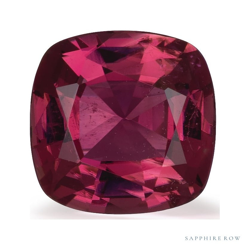 2.05 ct natural pink tourmaline from Nigeria, cushion cut | Sapphire Row · cut4 · cut5