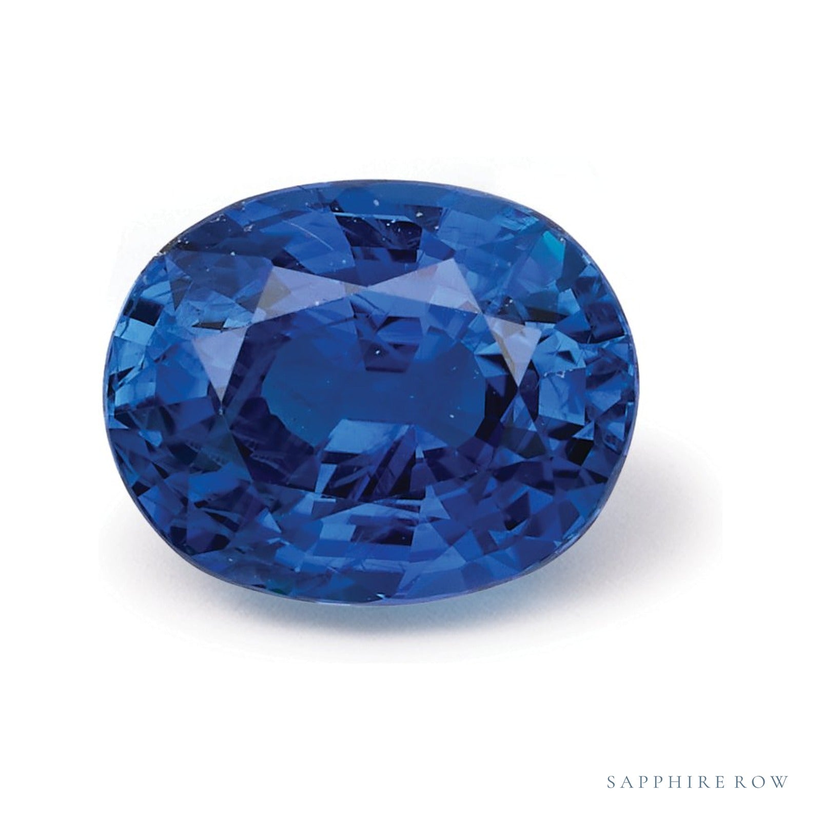 2.04 ct natural blue sapphire from Sri Lanka, oval cut | Sapphire Row · cut4