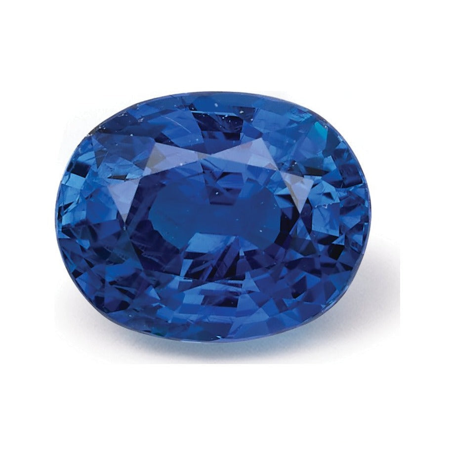 2.04 ct natural blue sapphire from Sri Lanka, oval cut | Sapphire Row · cut7