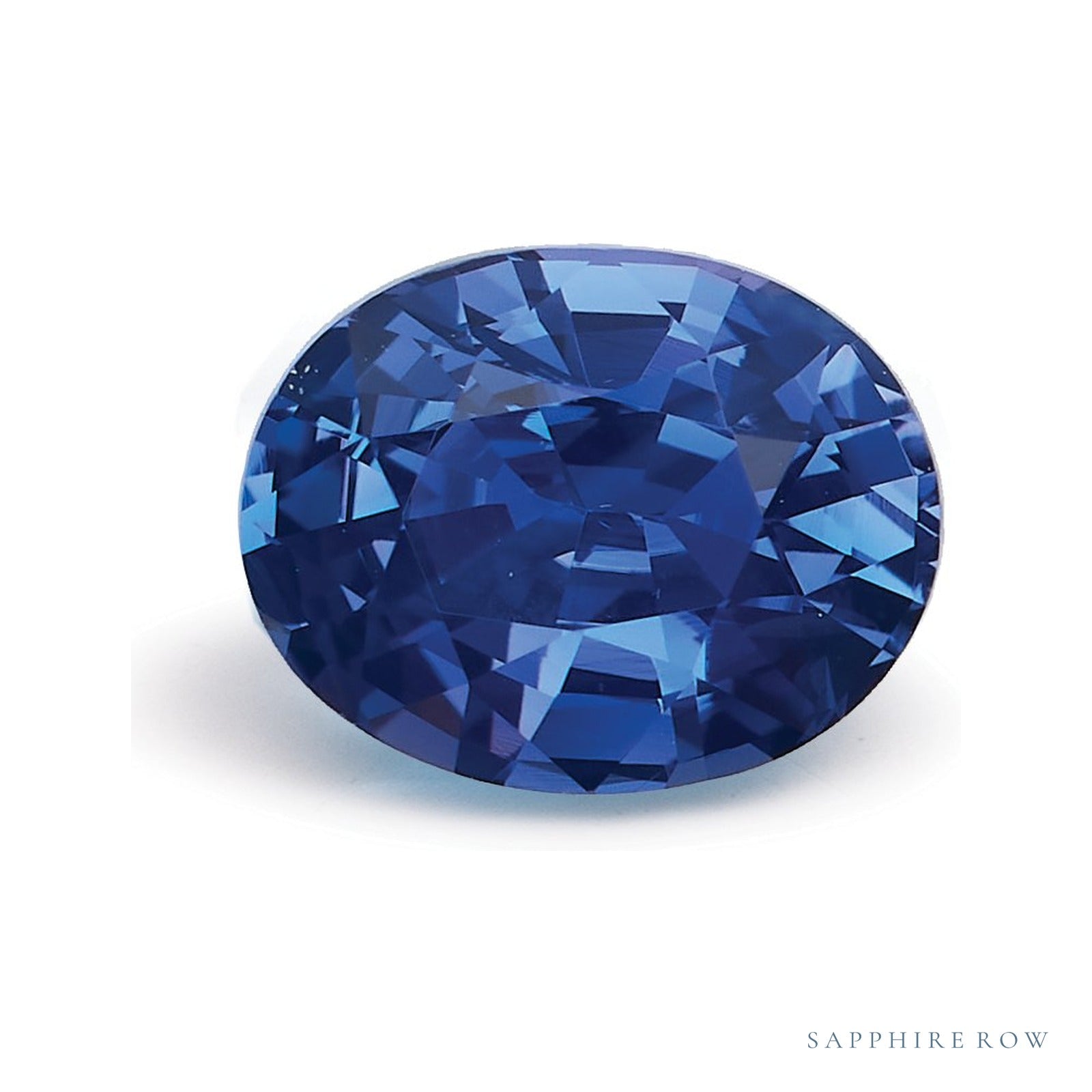 2.04 ct natural purple sapphire from Sri Lanka, oval cut | Sapphire Row · cut4