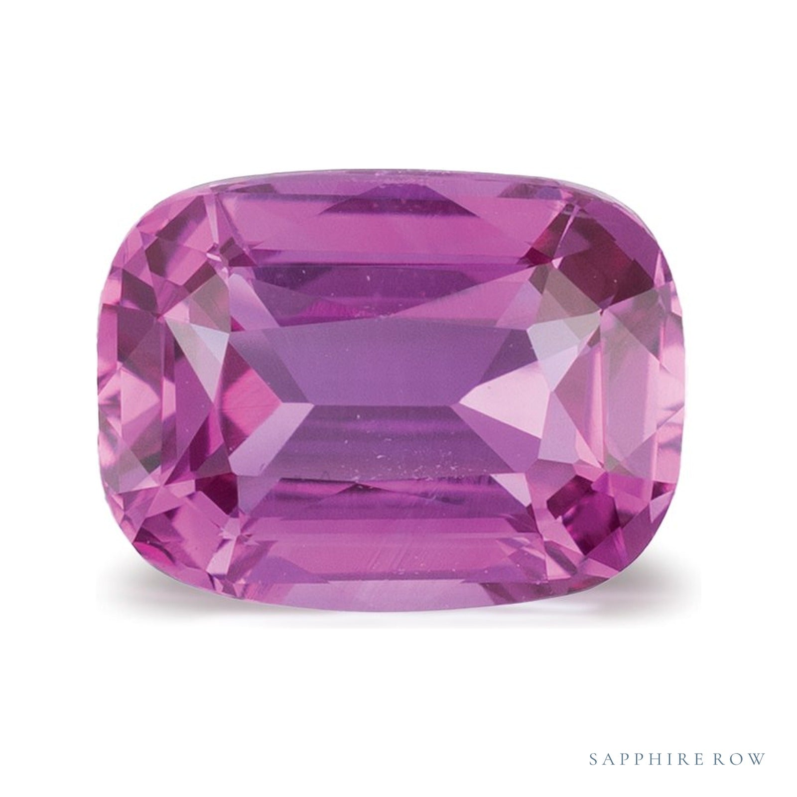 2.04 ct natural pink sapphire from Sri Lanka, antique cushion cut | Sapphire Row · cut4