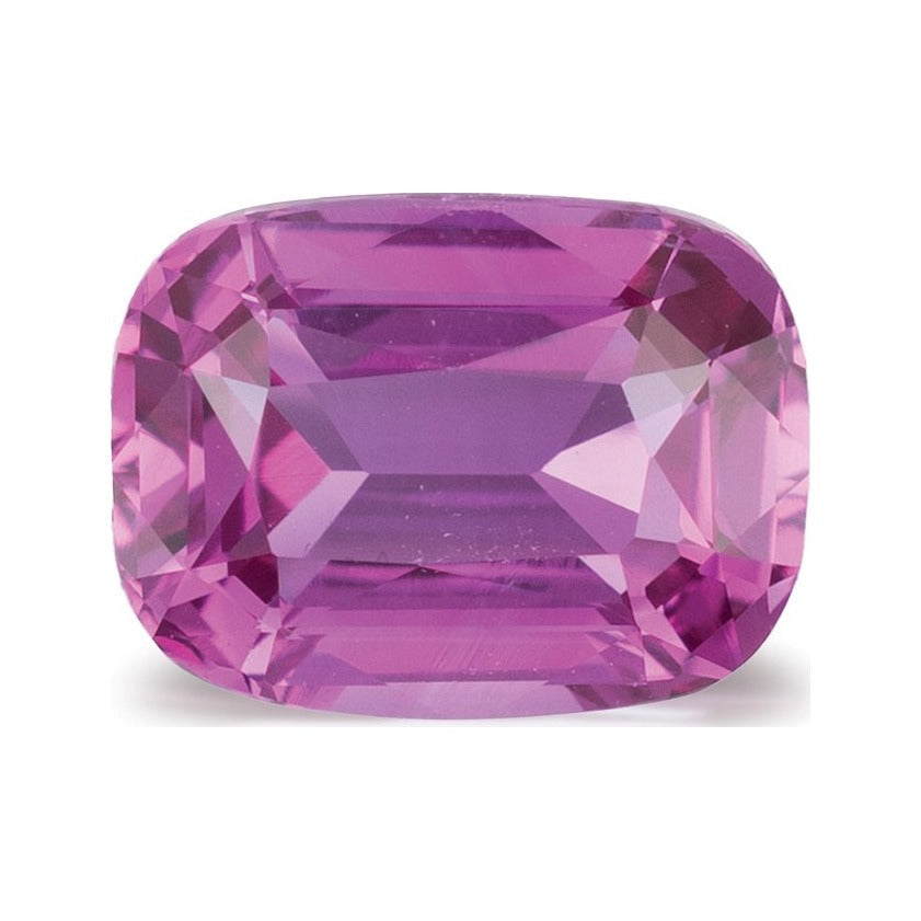 2.05 ct natural pink sapphire from Sri Lanka, antique cushion cut | Sapphire Row · cut7
