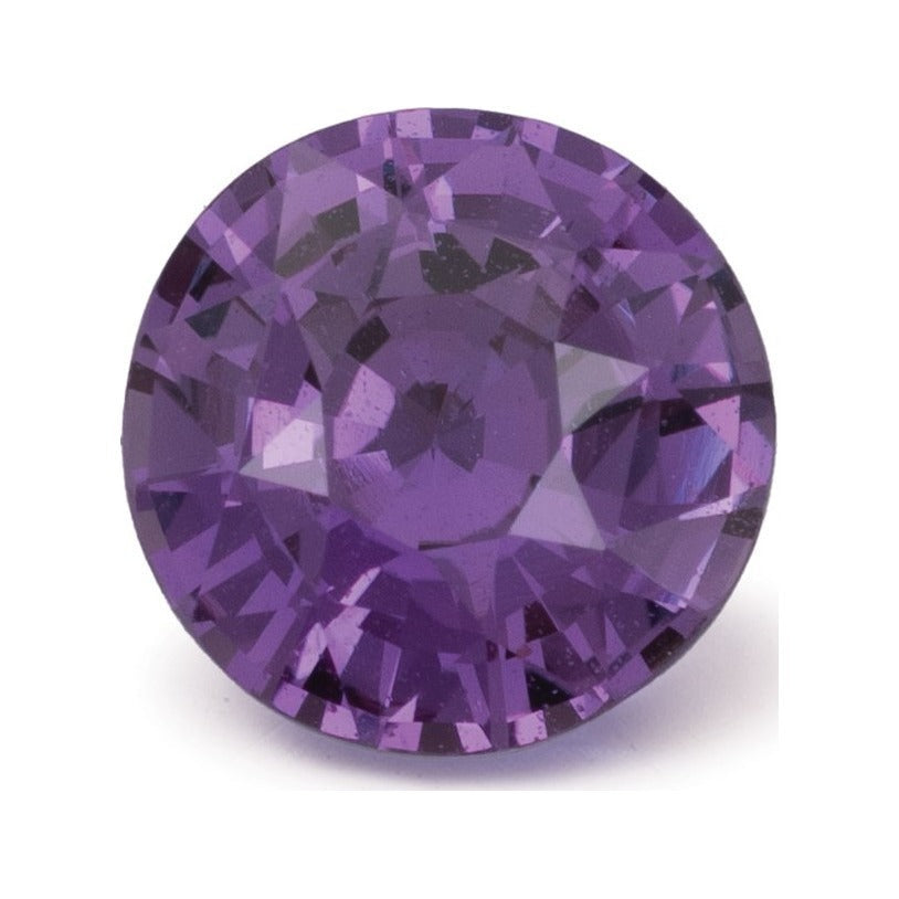 2.03 ct natural pink sapphire from Mozambique, round cut | Sapphire Row · cut7