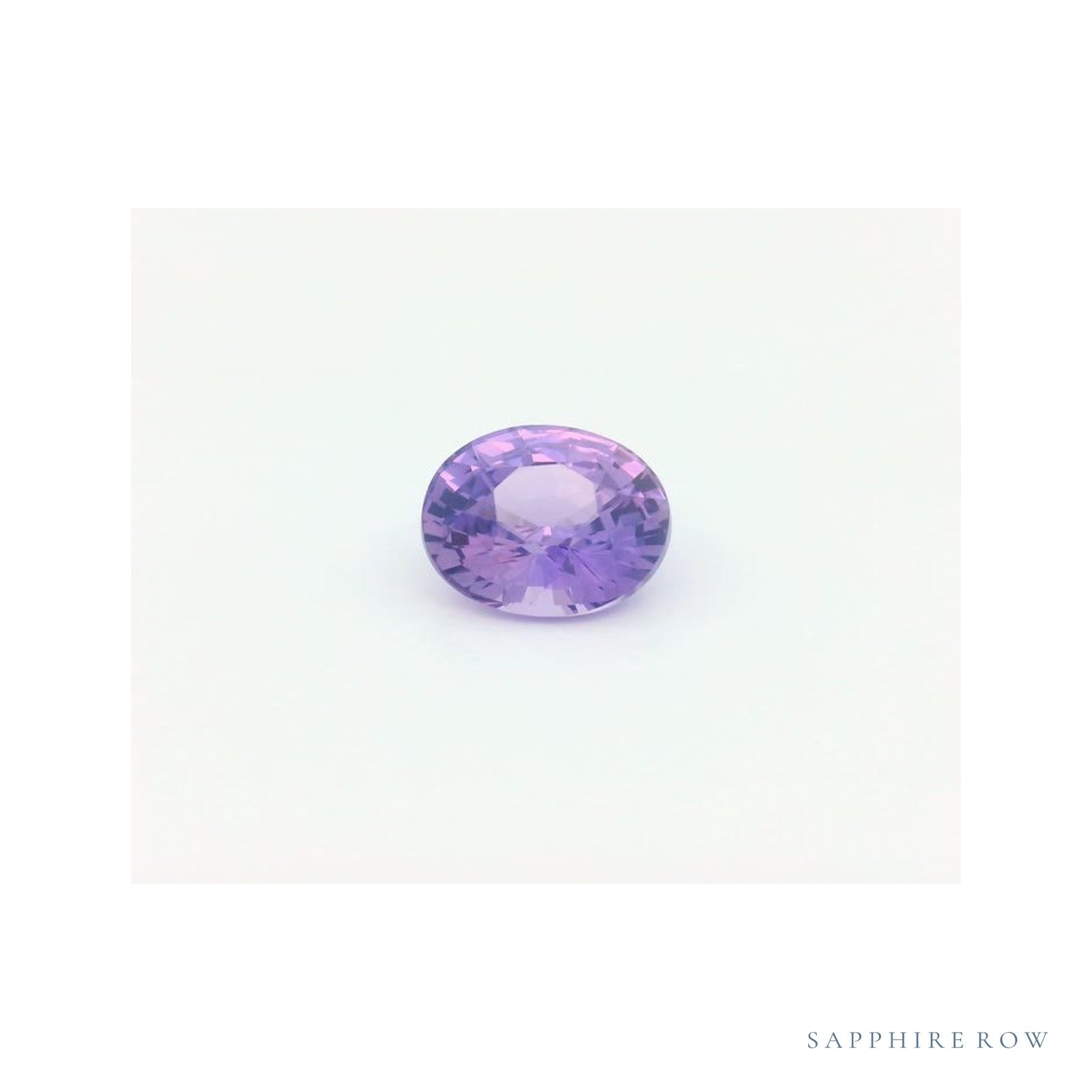 2.03 ct natural purple sapphire from Thailand, round cut | Sapphire Row · cut4