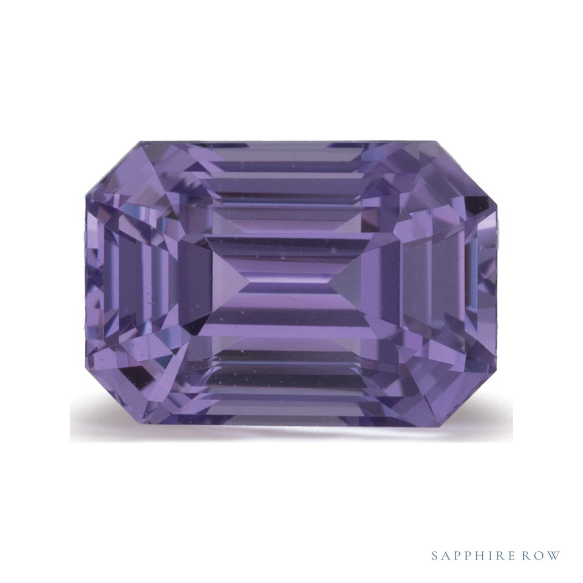 2.03 ct natural purple sapphire, emerald cut | Sapphire Row · cut7