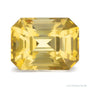 2.02 ct natural yellow sapphire from Sri Lanka, emerald cut | Sapphire Row · cut7