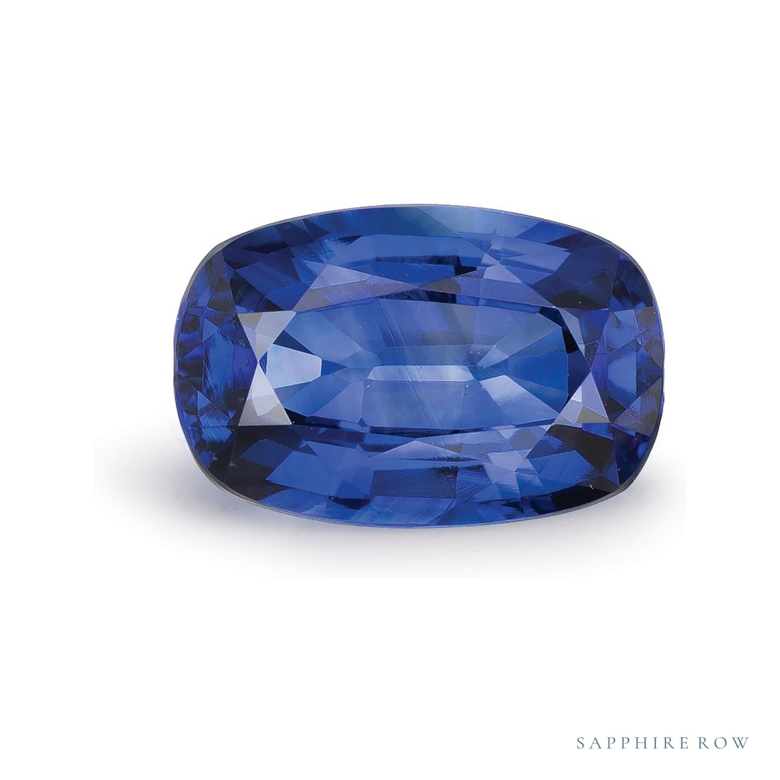 2.02 ct natural blue sapphire from Sri Lanka, antique cushion cut | Sapphire Row · cut4