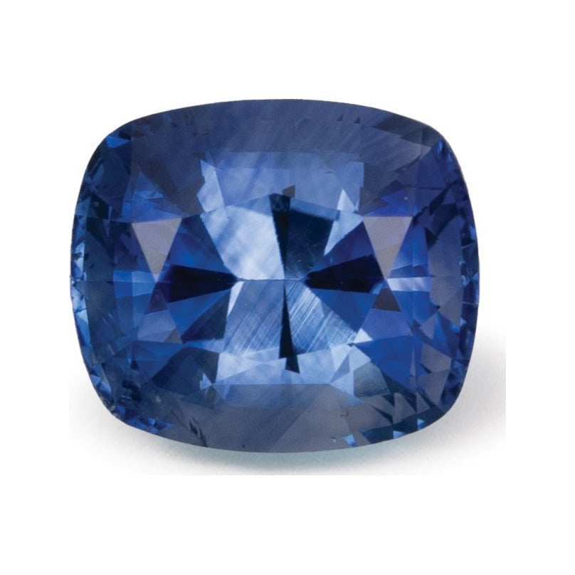 2.02 ct natural blue sapphire from Sri Lanka, antique cushion cut | Sapphire Row · cut7