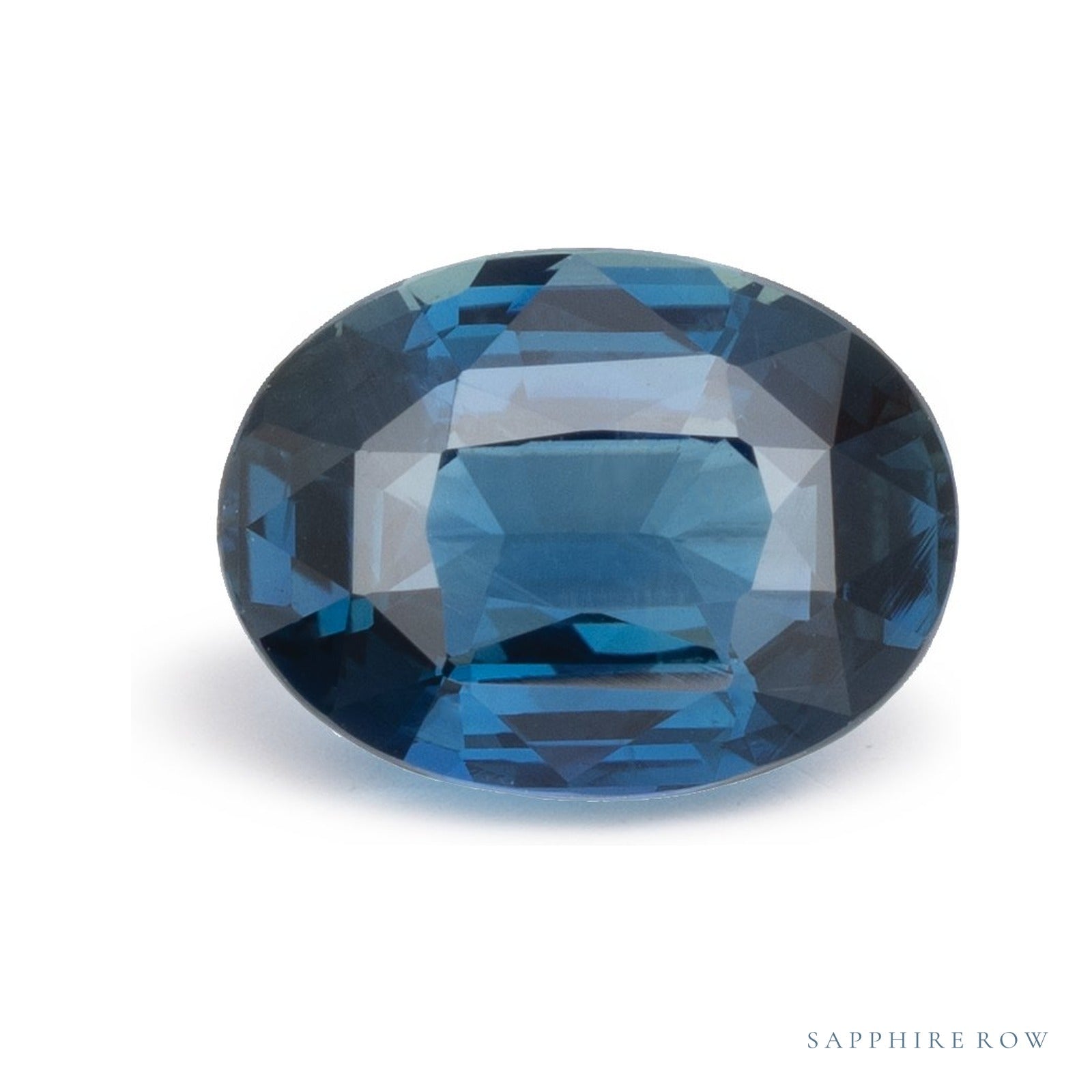 2.02 ct natural blue sapphire from Sri Lanka, oval cut | Sapphire Row · cut4