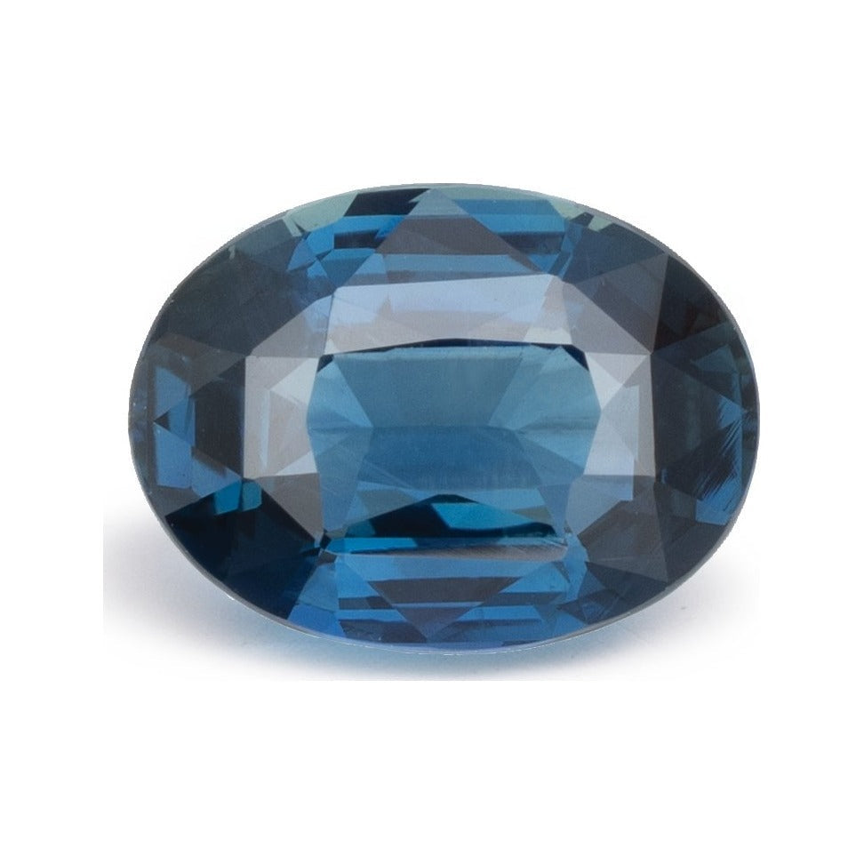 2.02 ct natural blue sapphire from Sri Lanka, oval cut | Sapphire Row · cut7