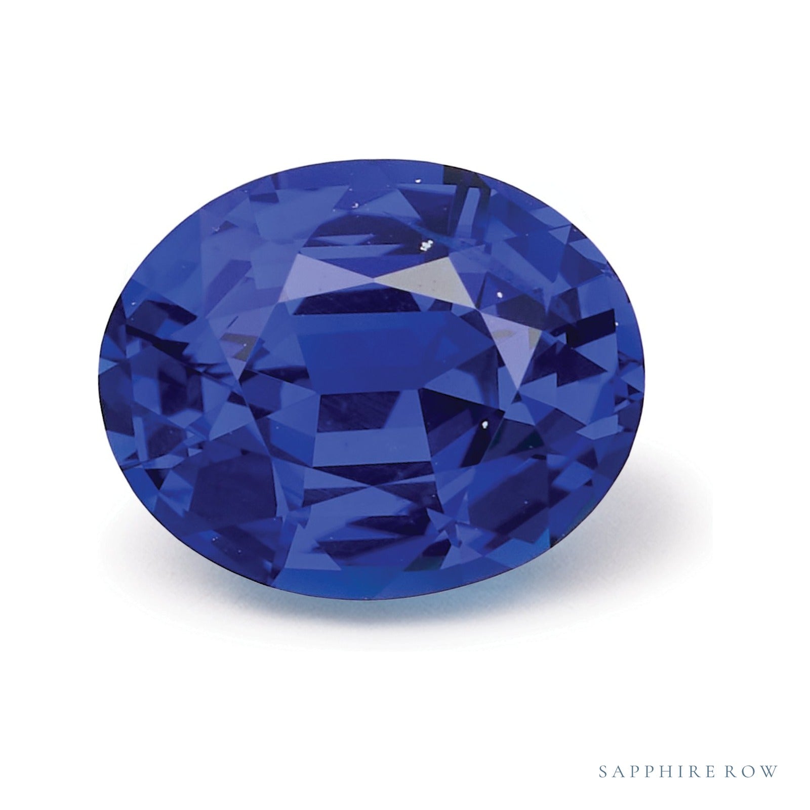 2.02 ct natural blue sapphire from Sri Lanka, oval cut | Sapphire Row · cut4
