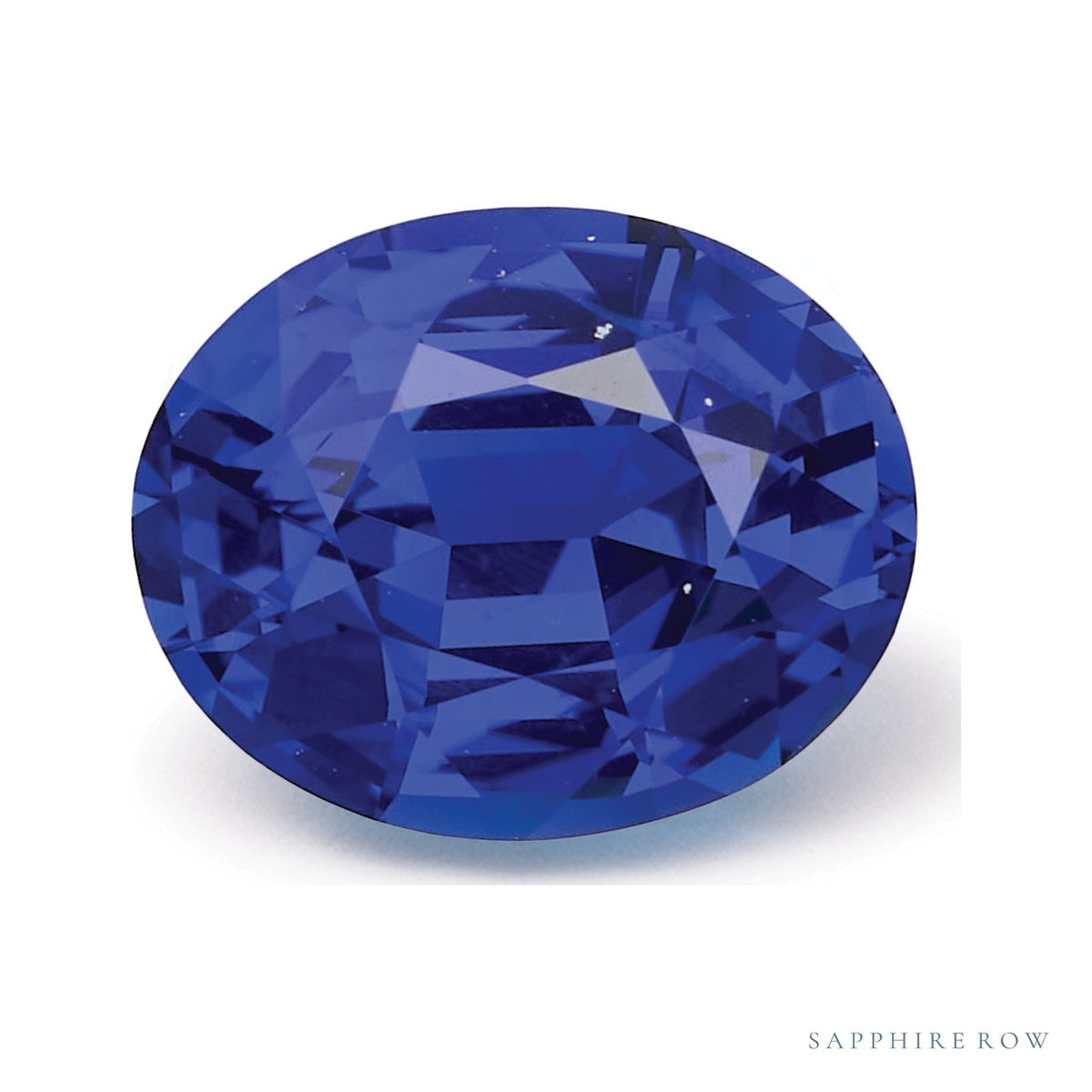 2.02 ct natural blue sapphire from Sri Lanka, oval cut | Sapphire Row · cut7