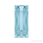 5x2.5 mm natural sky blue topaz, straight baguette cut | Sapphire Row · cut4