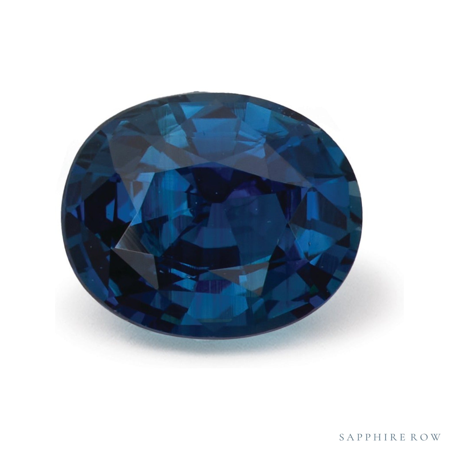 2.02 ct natural blue sapphire from Sri Lanka, oval cut | Sapphire Row · cut4