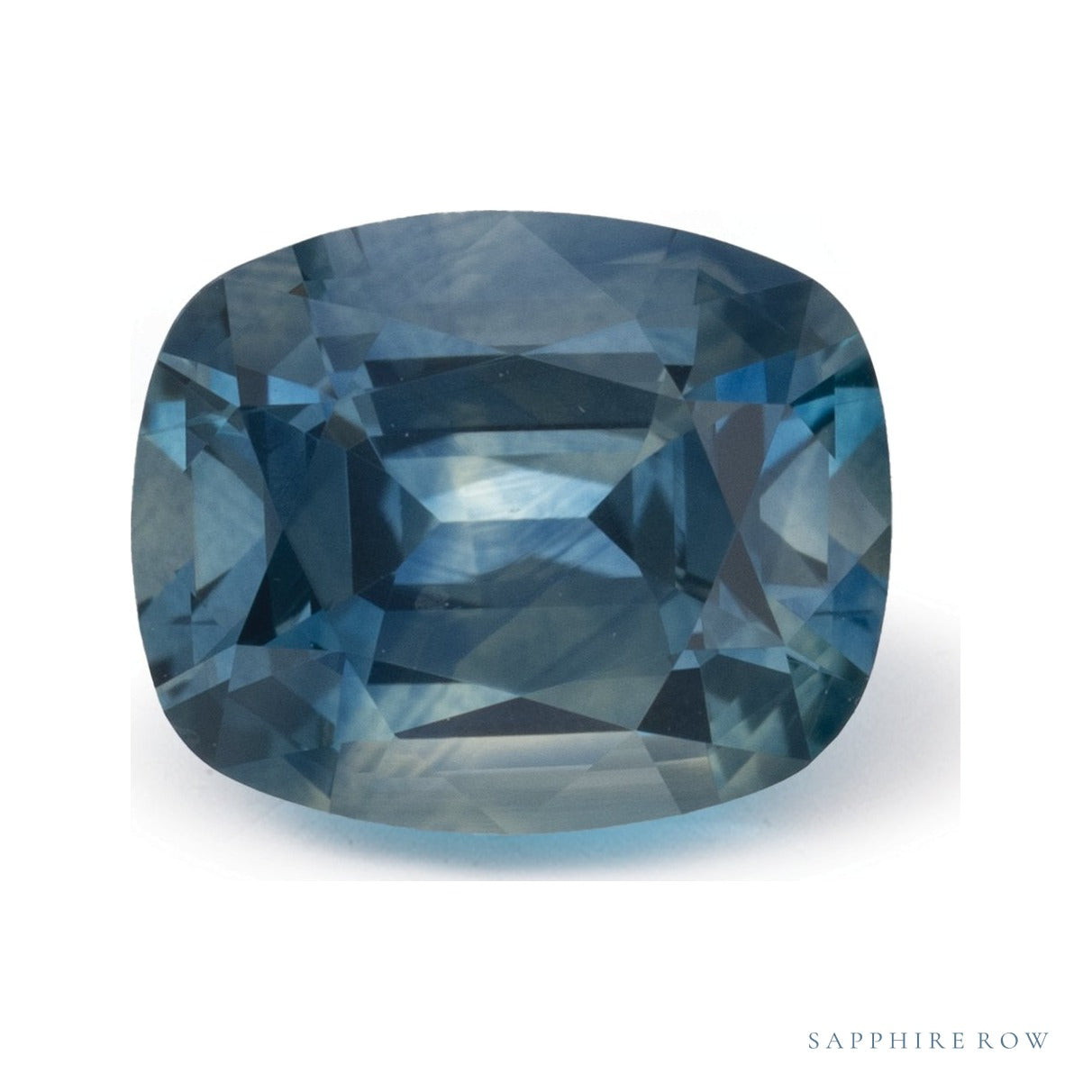 2.02 ct natural blue sapphire from United States, antique cushion cut | Sapphire Row · cut6