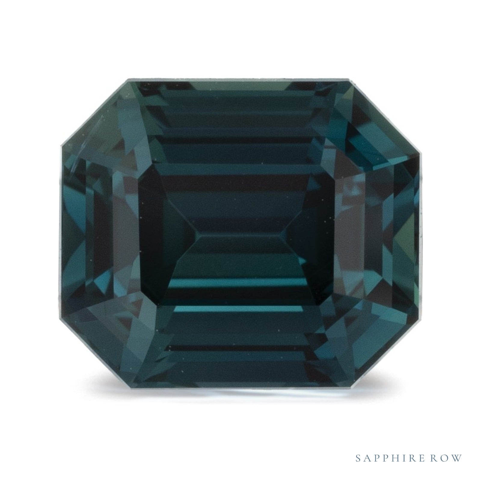 2.01 ct natural blue sapphire from Sri Lanka, emerald cut | Sapphire Row · cut4