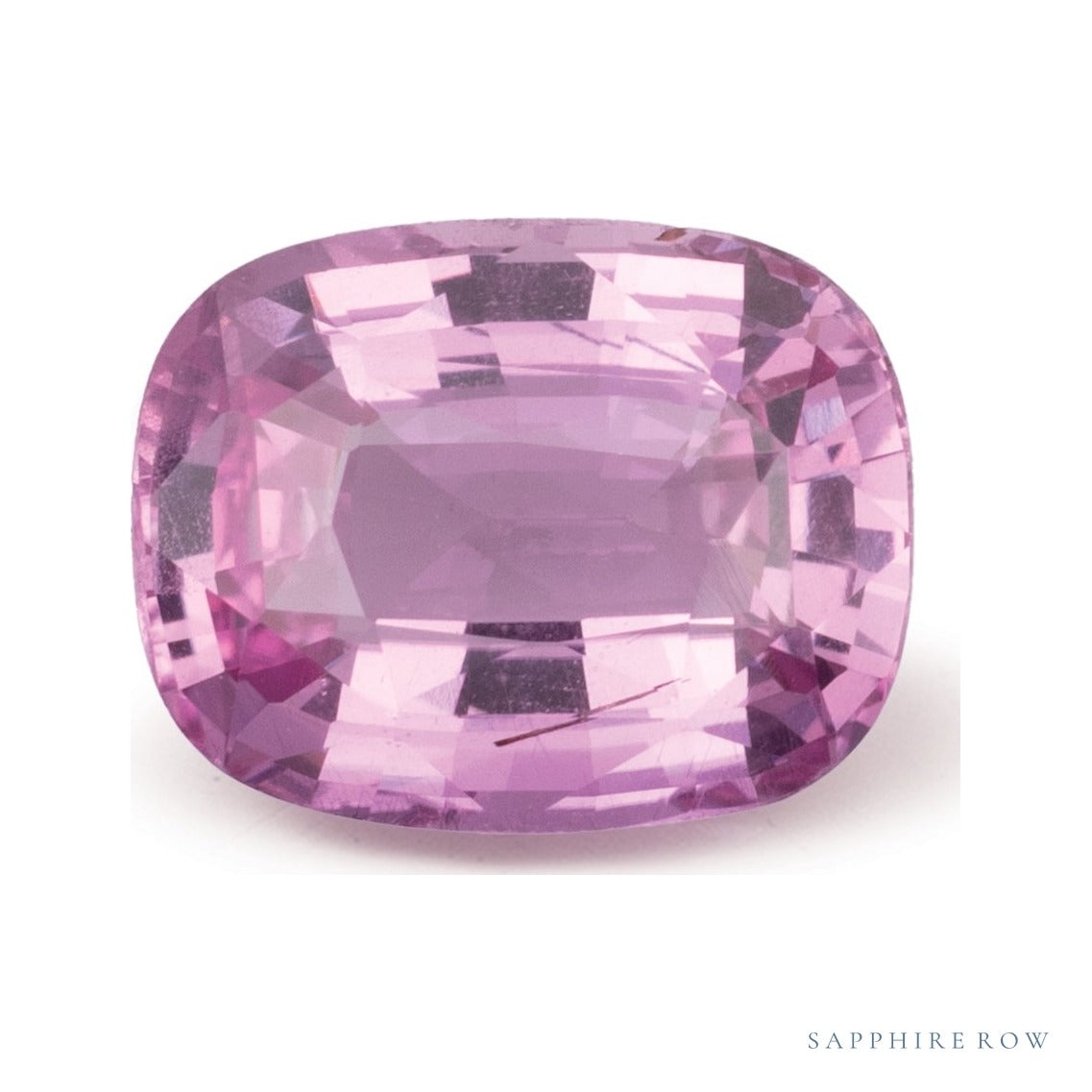 2.01 ct natural pink sapphire from Sri Lanka, antique cushion cut | Sapphire Row · cut6
