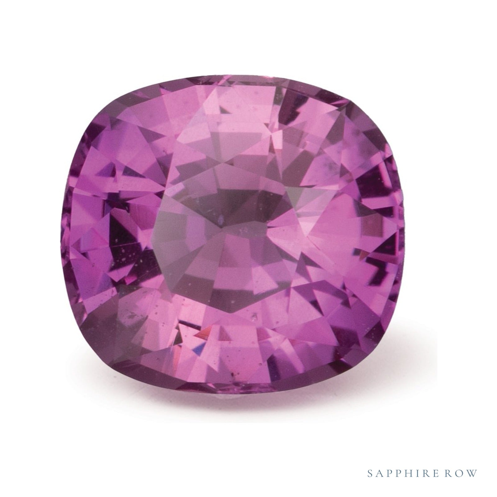 2.01 ct natural pink sapphire from Madagascar, cushion cut | Sapphire Row · cut4