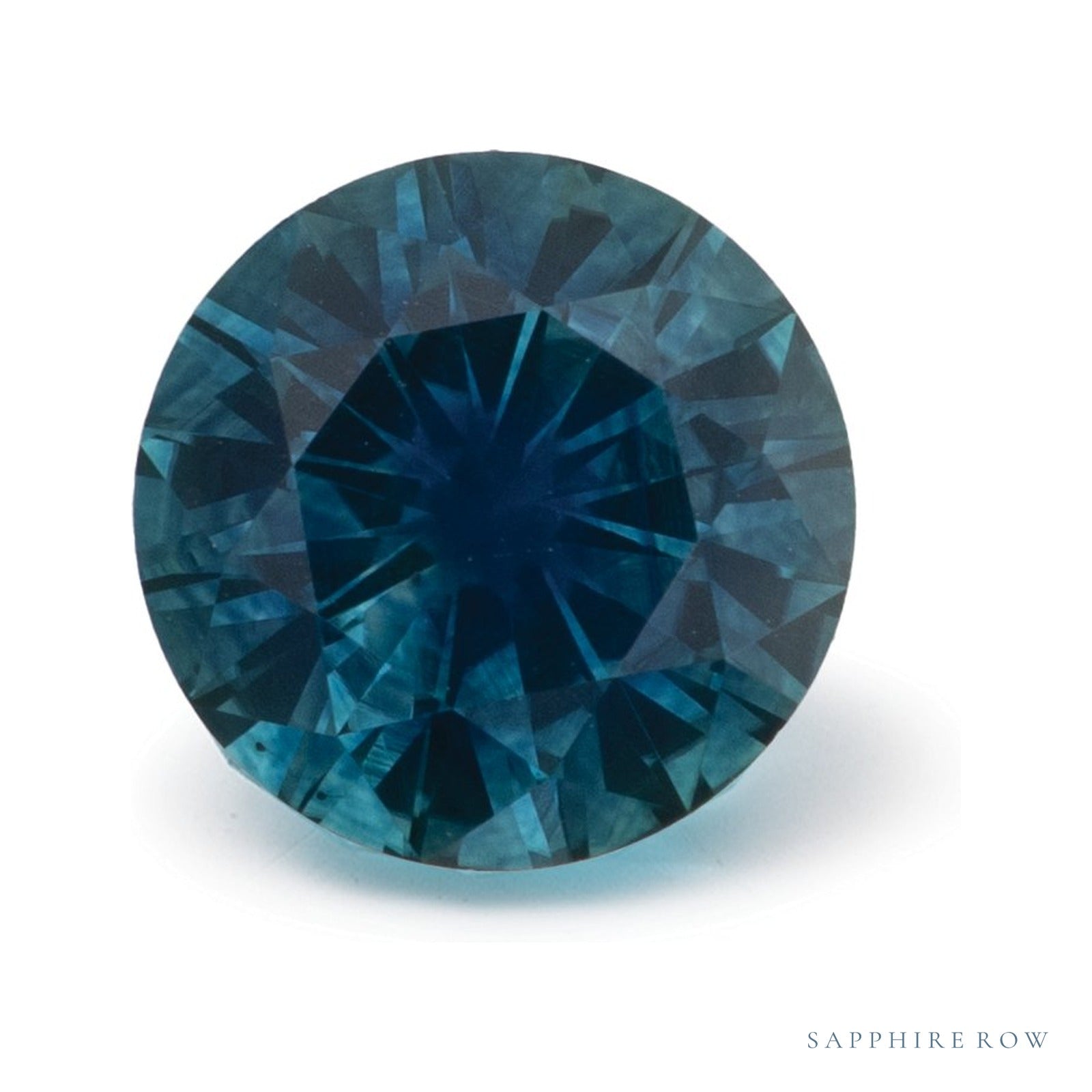 2.00 ct natural blue sapphire from United States, round cut | Sapphire Row · cut4