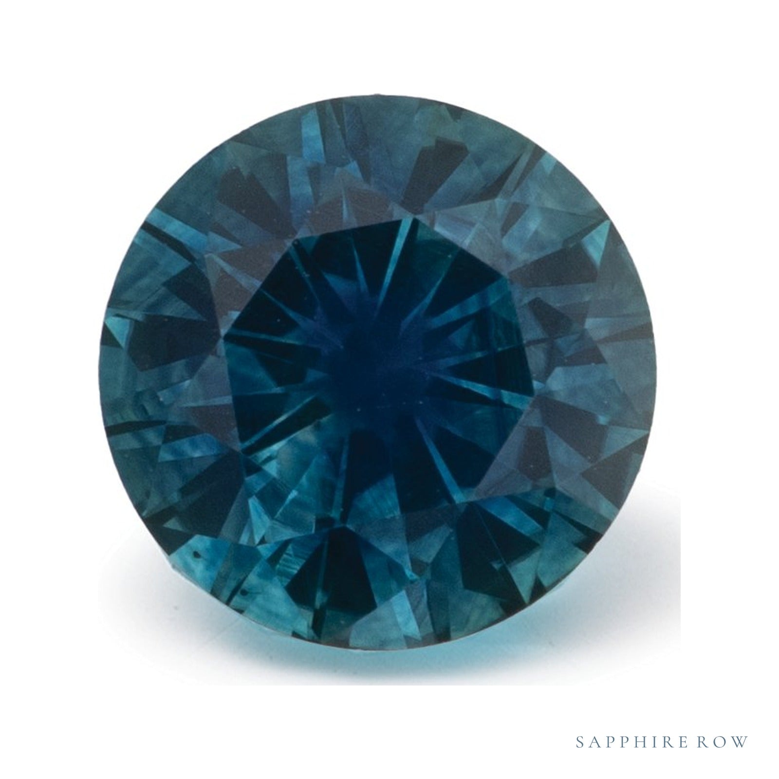 2.00 ct natural blue sapphire from United States, round cut | Sapphire Row · cut4