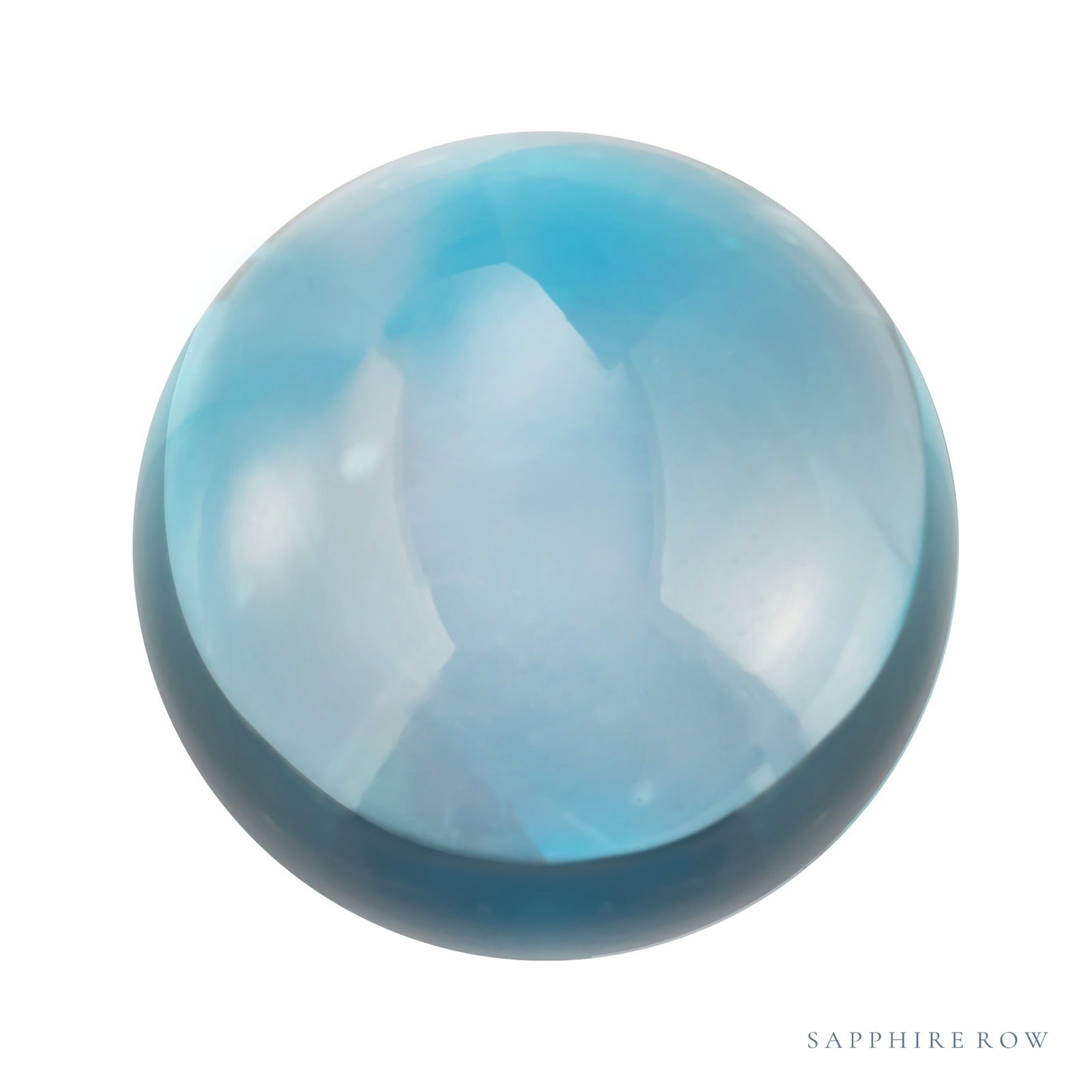 4 mm natural london blue topaz, round cut | Sapphire Row · cut4