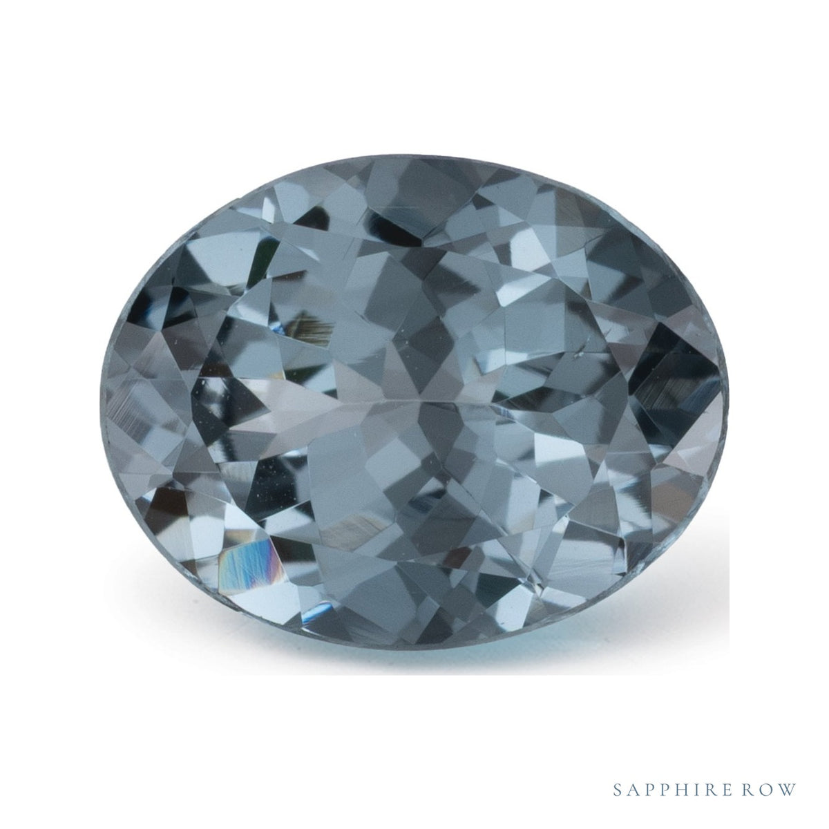 2.00 ct natural gray spinel from Mozambique, oval cut | Sapphire Row · cut7