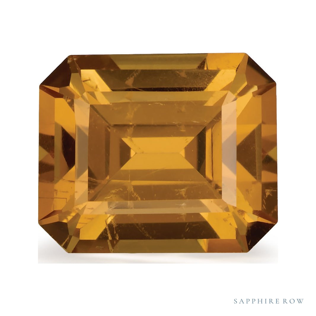 2.00 ct natural hessonite garnet from Kenya, emerald cut | Sapphire Row · cut6