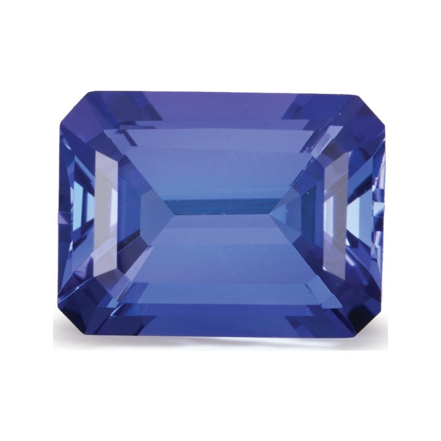 1.99 ct natural blue tanzanite from Tanzania, emerald cut | Sapphire Row · cut7