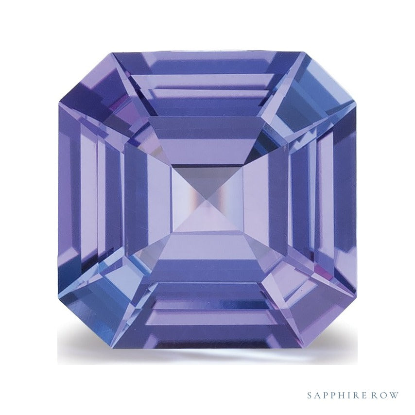 1.97 ct natural blue tanzanite from Tanzania, asscher cut | Sapphire Row · cut7