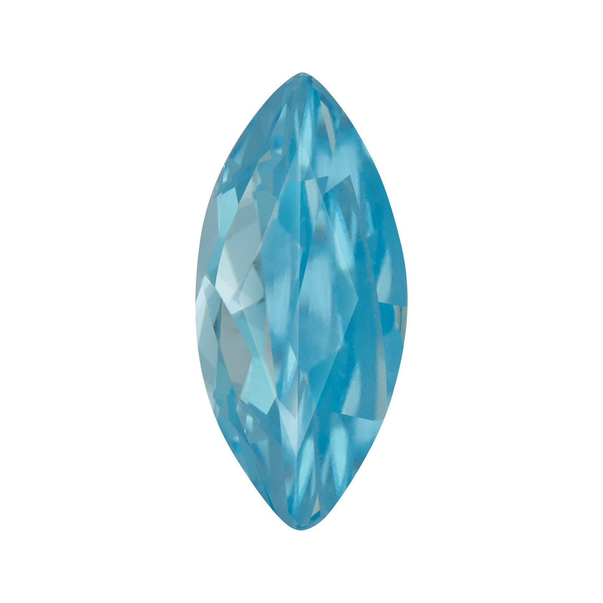 6x3 mm natural swiss blue topaz, marquise cut | Sapphire Row · cut7