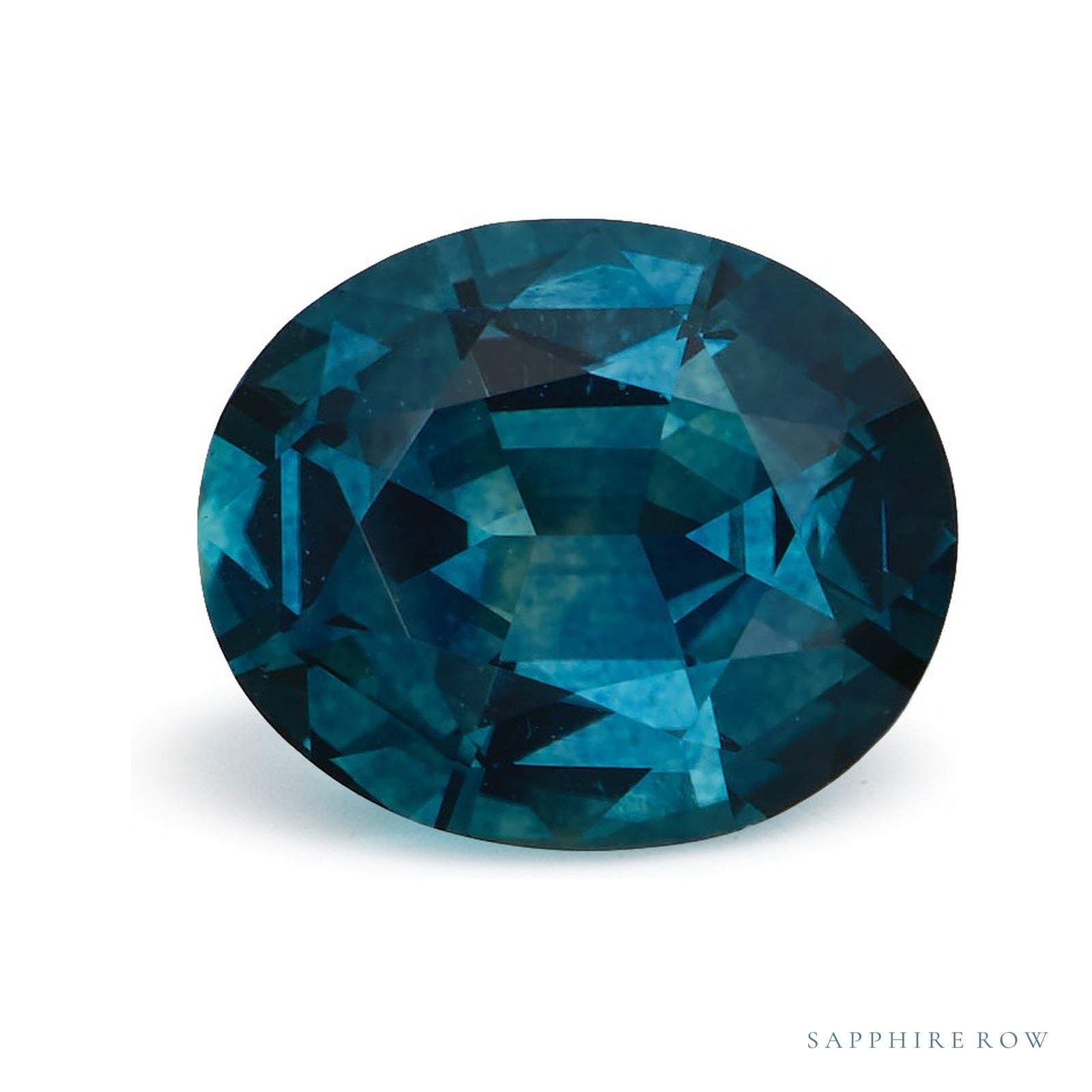 1.96 ct natural blue sapphire from United States, oval cut | Sapphire Row · cut4