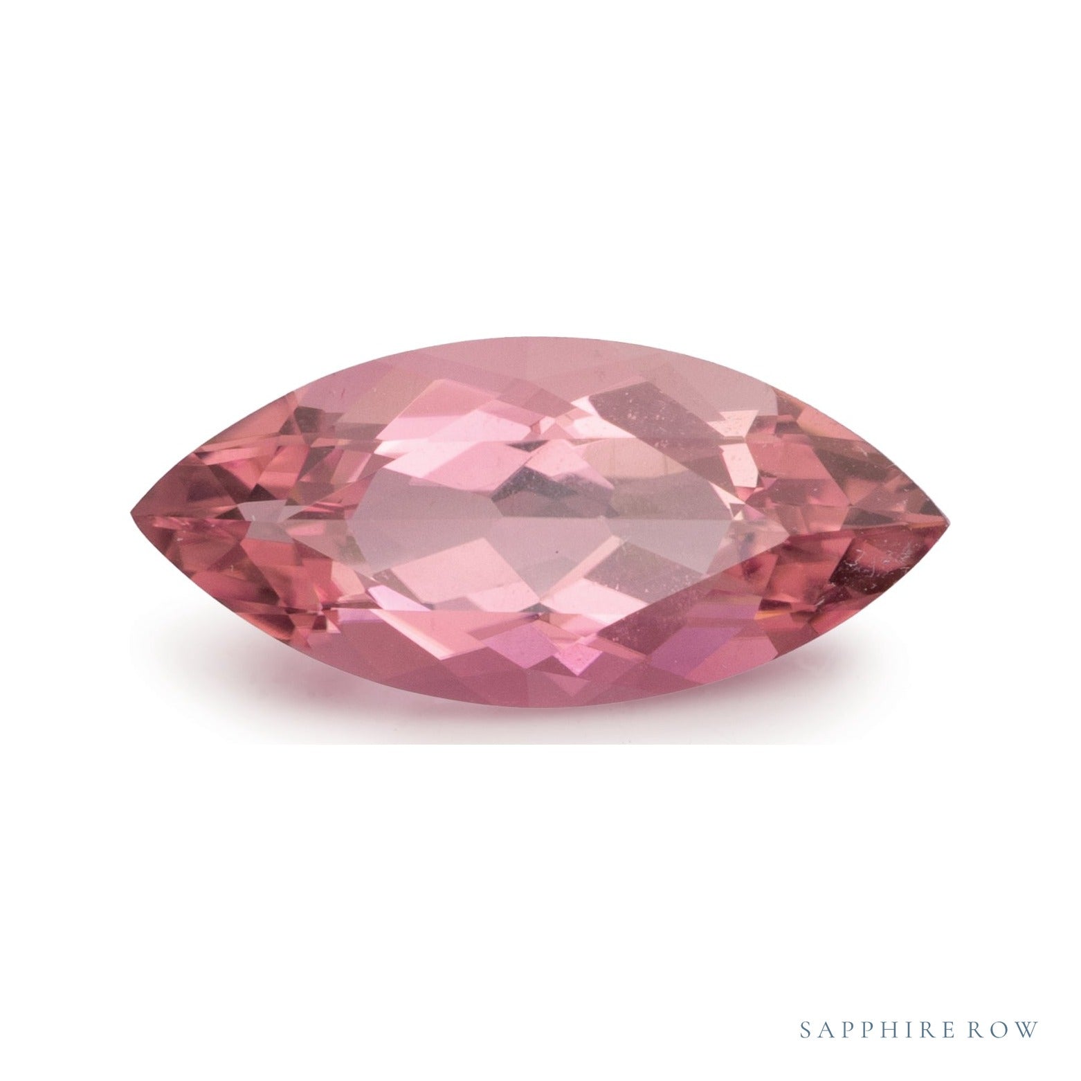1.96 ct natural pink tourmaline from Mozambique, marquise cut | Sapphire Row · cut4 · cut5