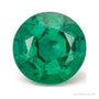 1.95 ct natural green emerald from Zambia, round cut | Sapphire Row · cut7
