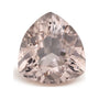 1.93 ct natural peach morganite from Mozambique, trillion cut | Sapphire Row · cut7