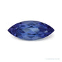1.92 ct natural blue tanzanite from Tanzania, marquise cut | Sapphire Row · cut7