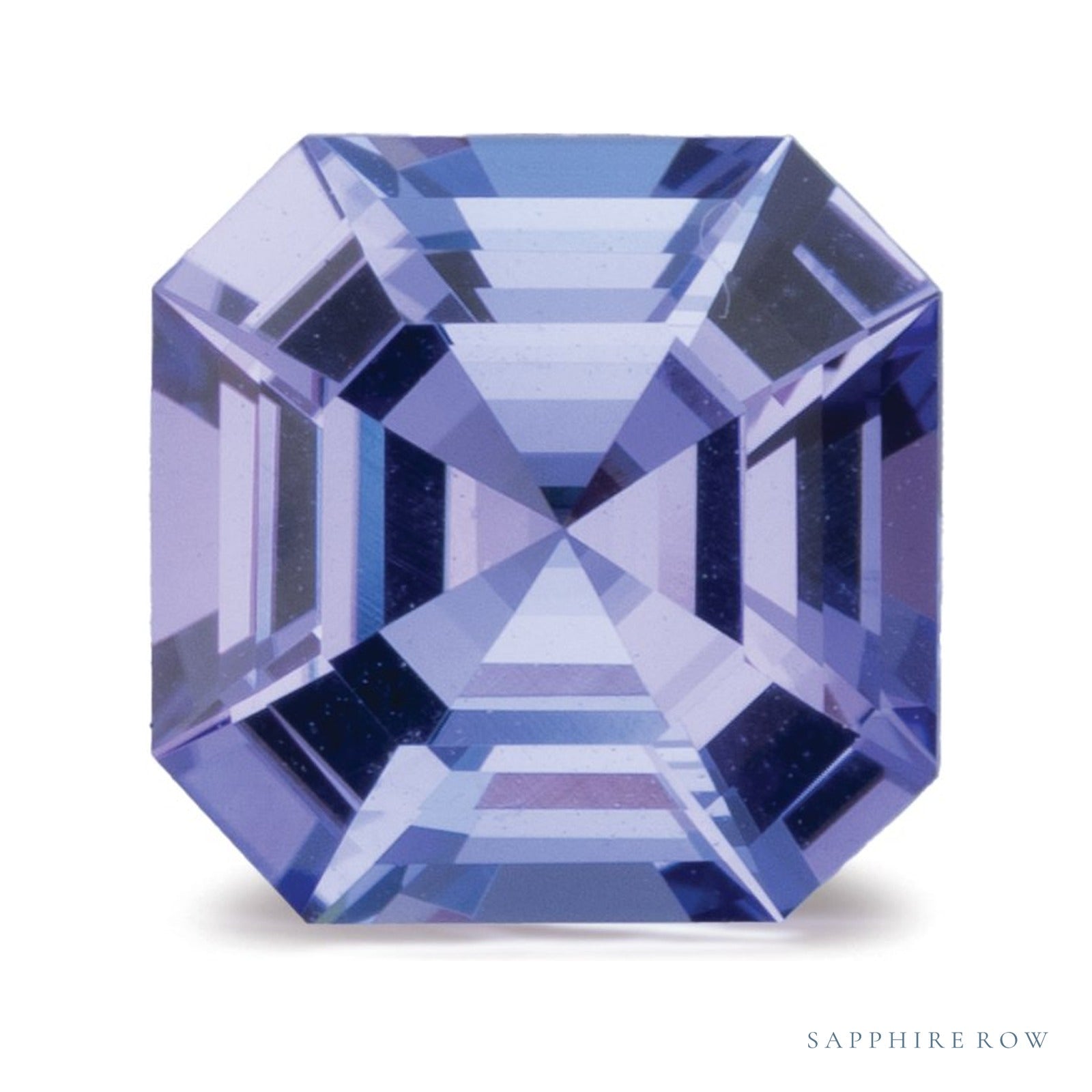 1.89 ct natural blue tanzanite from Tanzania, asscher cut | Sapphire Row · cut4