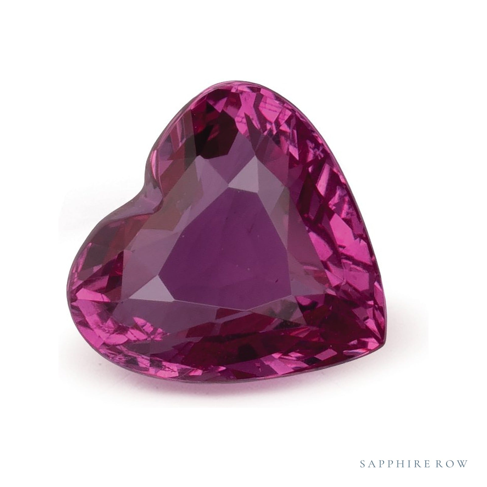 1.88 ct natural pink sapphire from Sri Lanka, heart cut | Sapphire Row · cut4