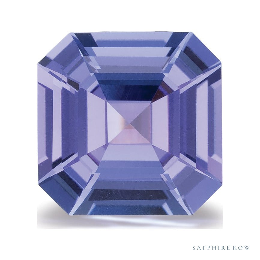 1.88 ct natural blue tanzanite from Tanzania, asscher cut | Sapphire Row · cut7