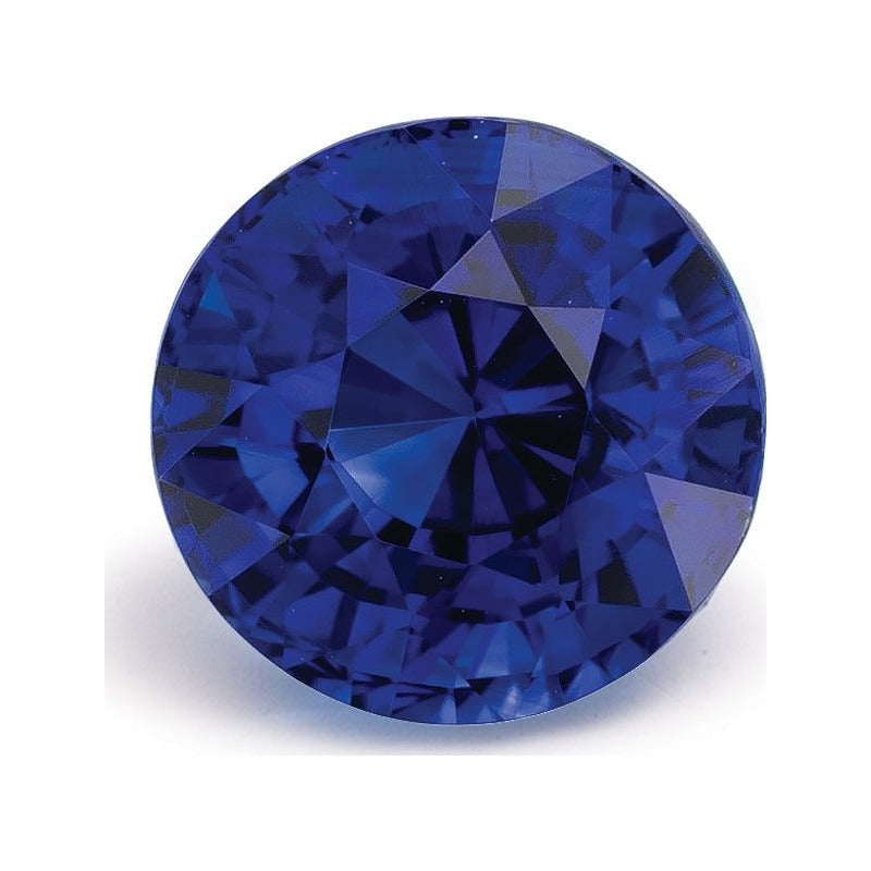 1.88 ct natural blue sapphire from Sri Lanka, round cut | Sapphire Row · cut7
