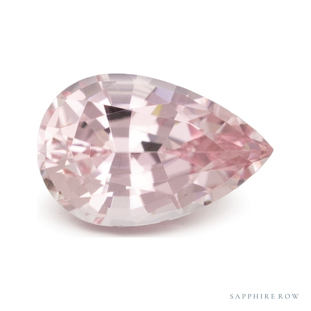1.88 ct natural pink tourmaline from Nigeria, pear cut | Sapphire Row · cut4 · cut5