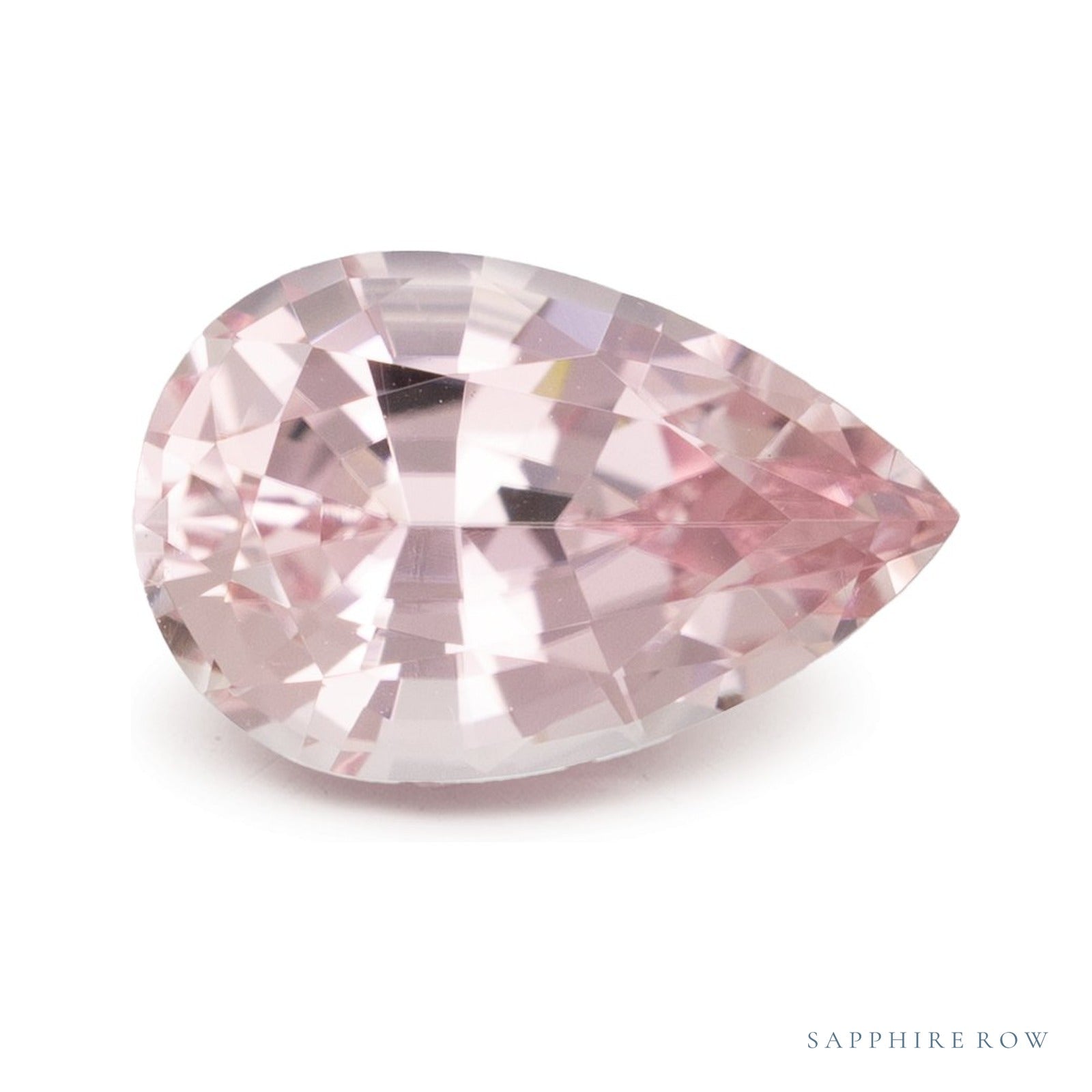 1.88 ct natural pink tourmaline from Nigeria, pear cut | Sapphire Row · cut4