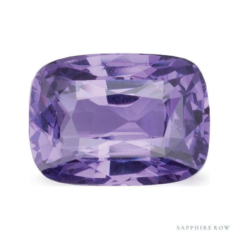1.88 ct natural purple sapphire from Sri Lanka, antique cushion cut | Sapphire Row · cut6