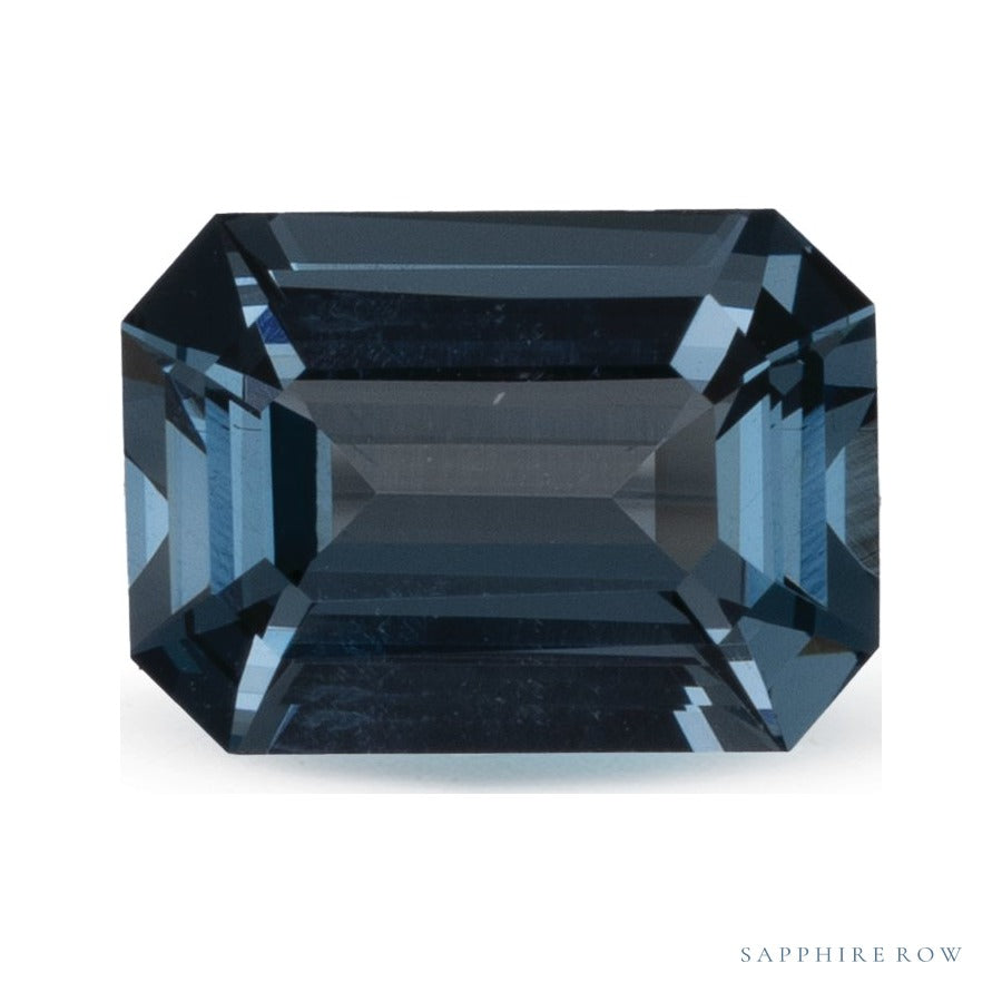 1.87 ct natural green spinel from Tanzania, emerald cut | Sapphire Row · cut6