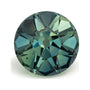 1.84 ct natural teal sapphire from Tanzania, round cut | Sapphire Row · cut7