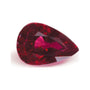 1.82 ct natural red ruby from Mozambique, pear cut | Sapphire Row · cut7