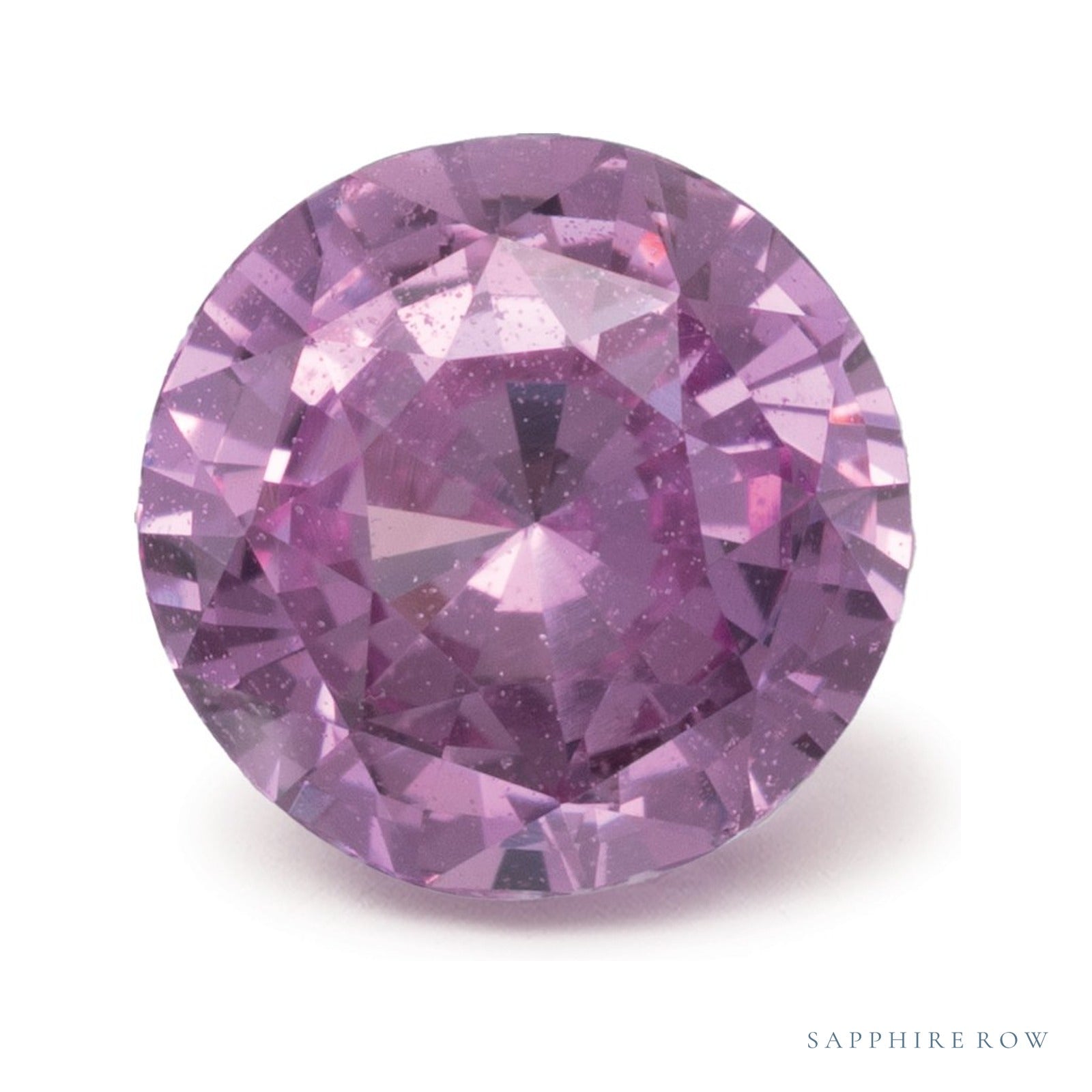 1.82 ct natural pink sapphire from Sri Lanka, round cut | Sapphire Row · cut4