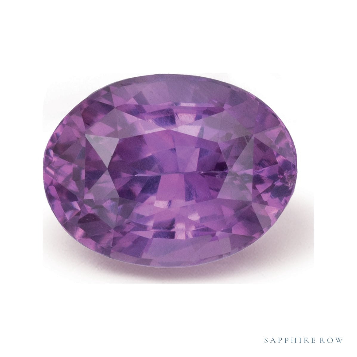 1.81 ct natural pink sapphire from Mozambique, oval cut | Sapphire Row · cut7