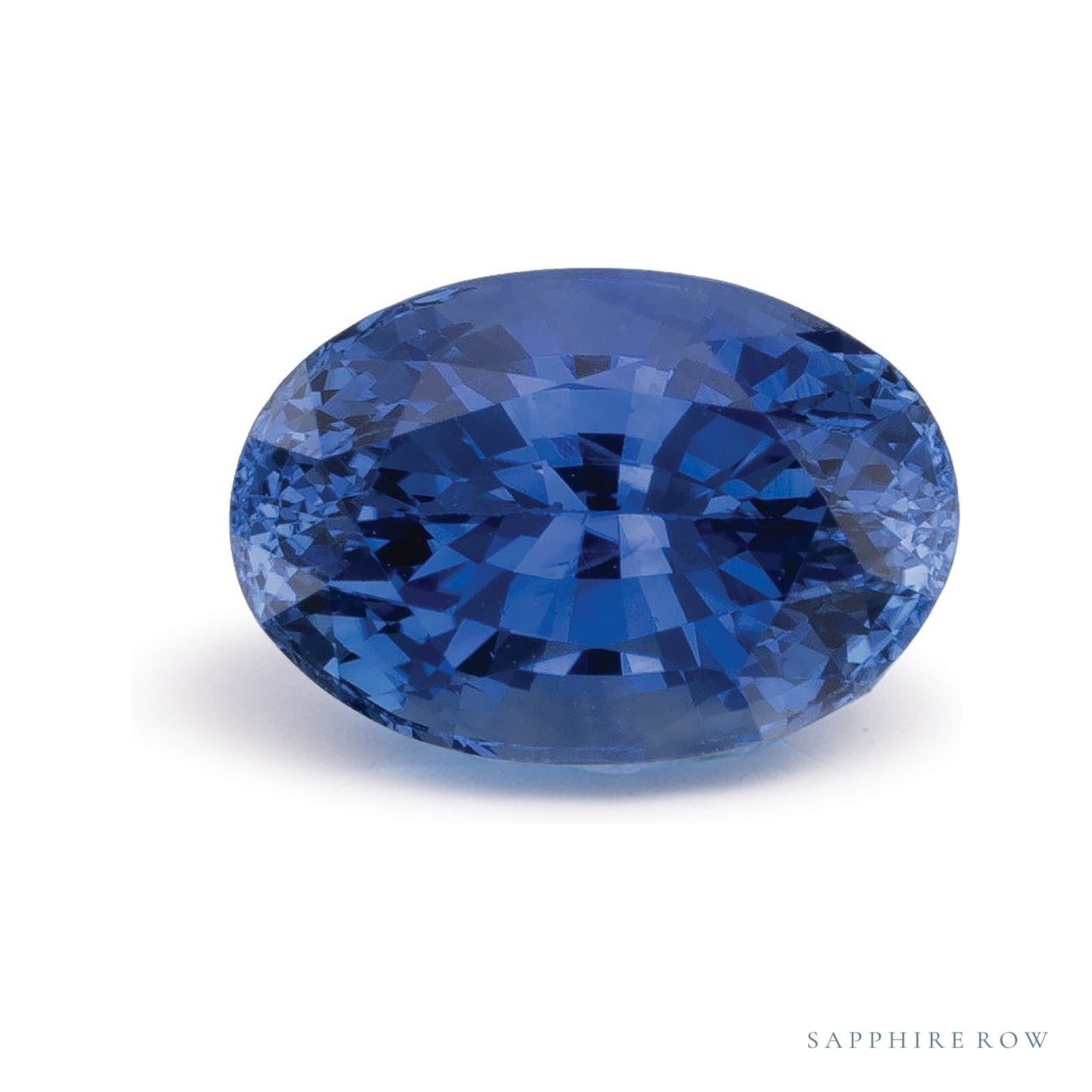 1.81 ct natural blue sapphire from Sri Lanka, oval cut | Sapphire Row · cut4