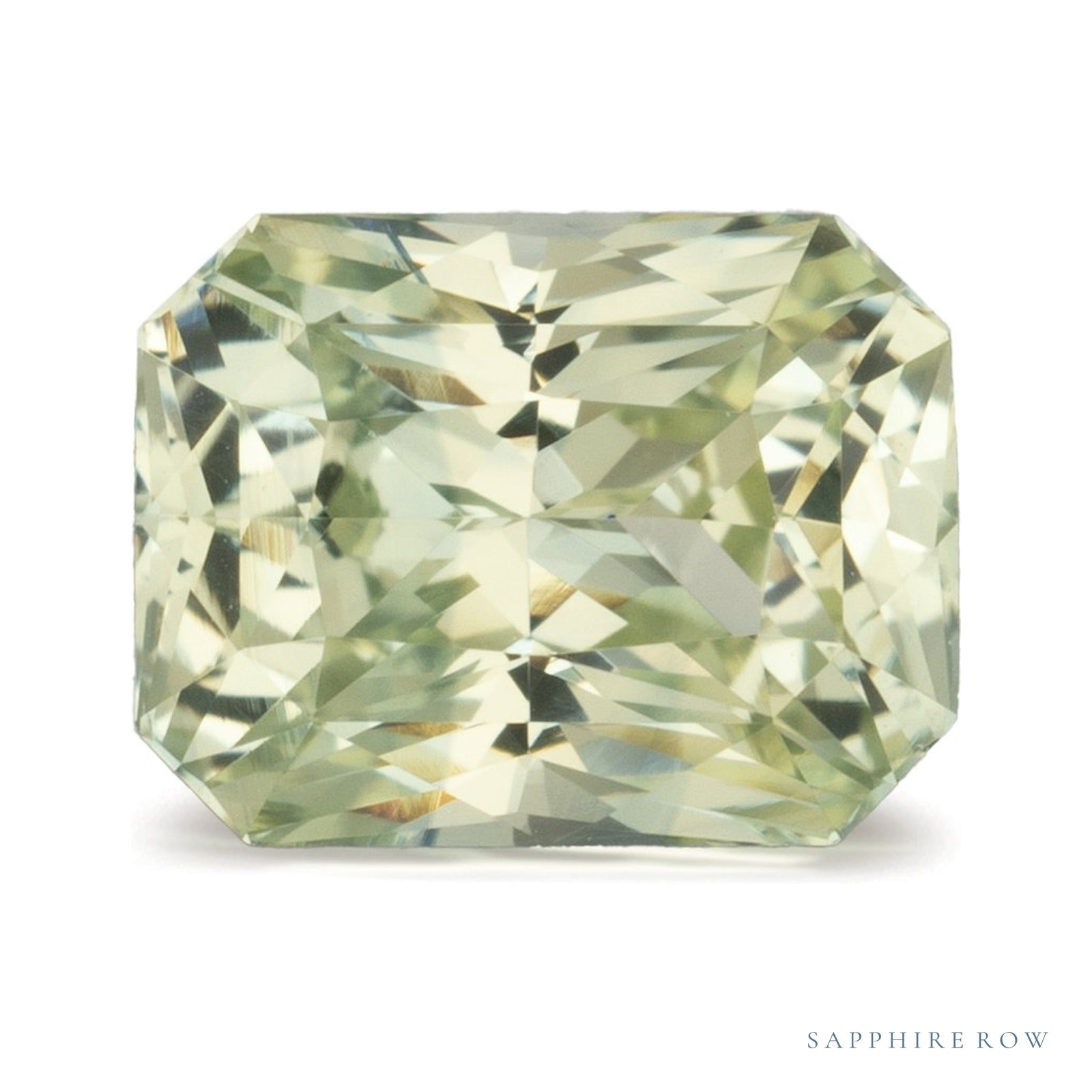 1.81 ct natural yellow sapphire from Madagascar, radiant cut | Sapphire Row · cut4