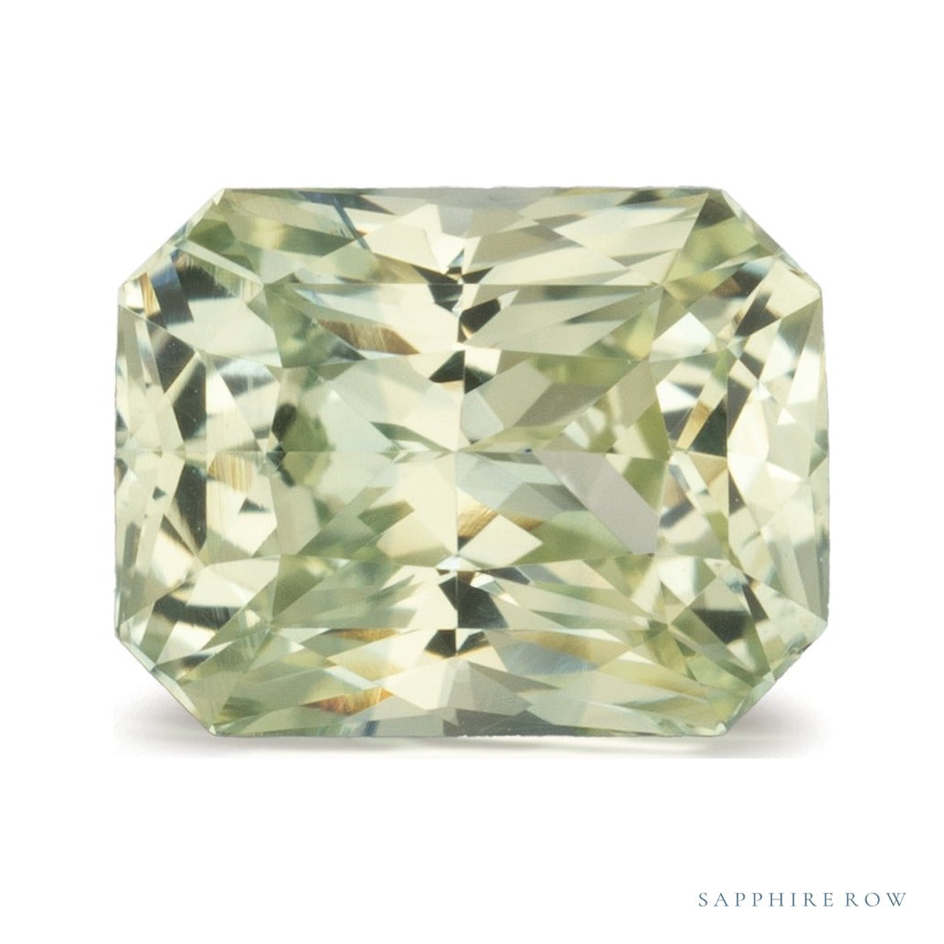 1.81 ct natural yellow sapphire from Madagascar, radiant cut | Sapphire Row · cut7